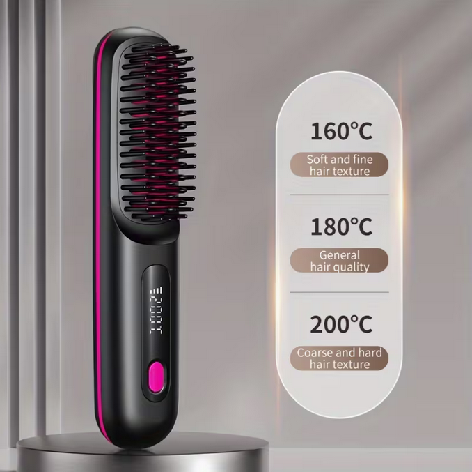 Portable & Cordless straight hair comb