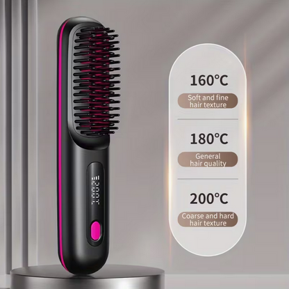Portable & Cordless straight hair comb