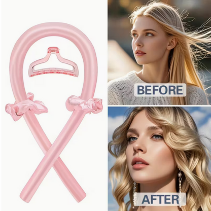 4pcs/Set Heatless Curling Rod Headband