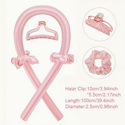 4pcs/Set Heatless Curling Rod Headband