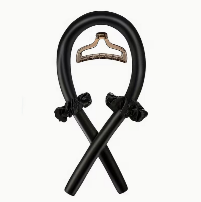 4pcs/Set Heatless Curling Rod Headband