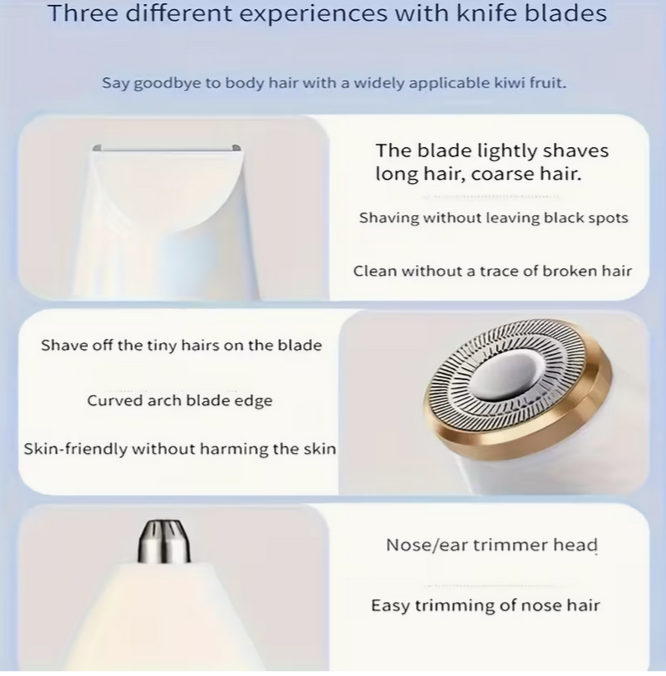 3-in-1 Electric Hair Removal Set