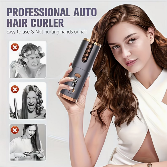 Wireless Automatic Hair Curler