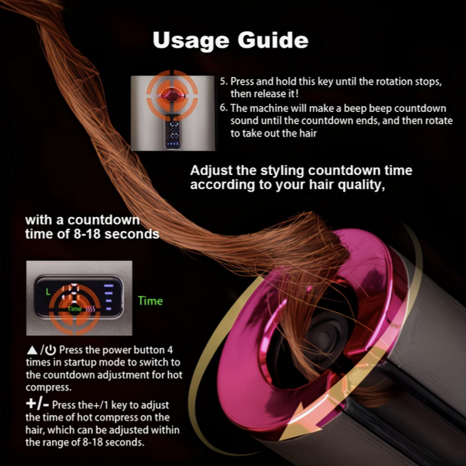 Wireless Automatic Hair Curler