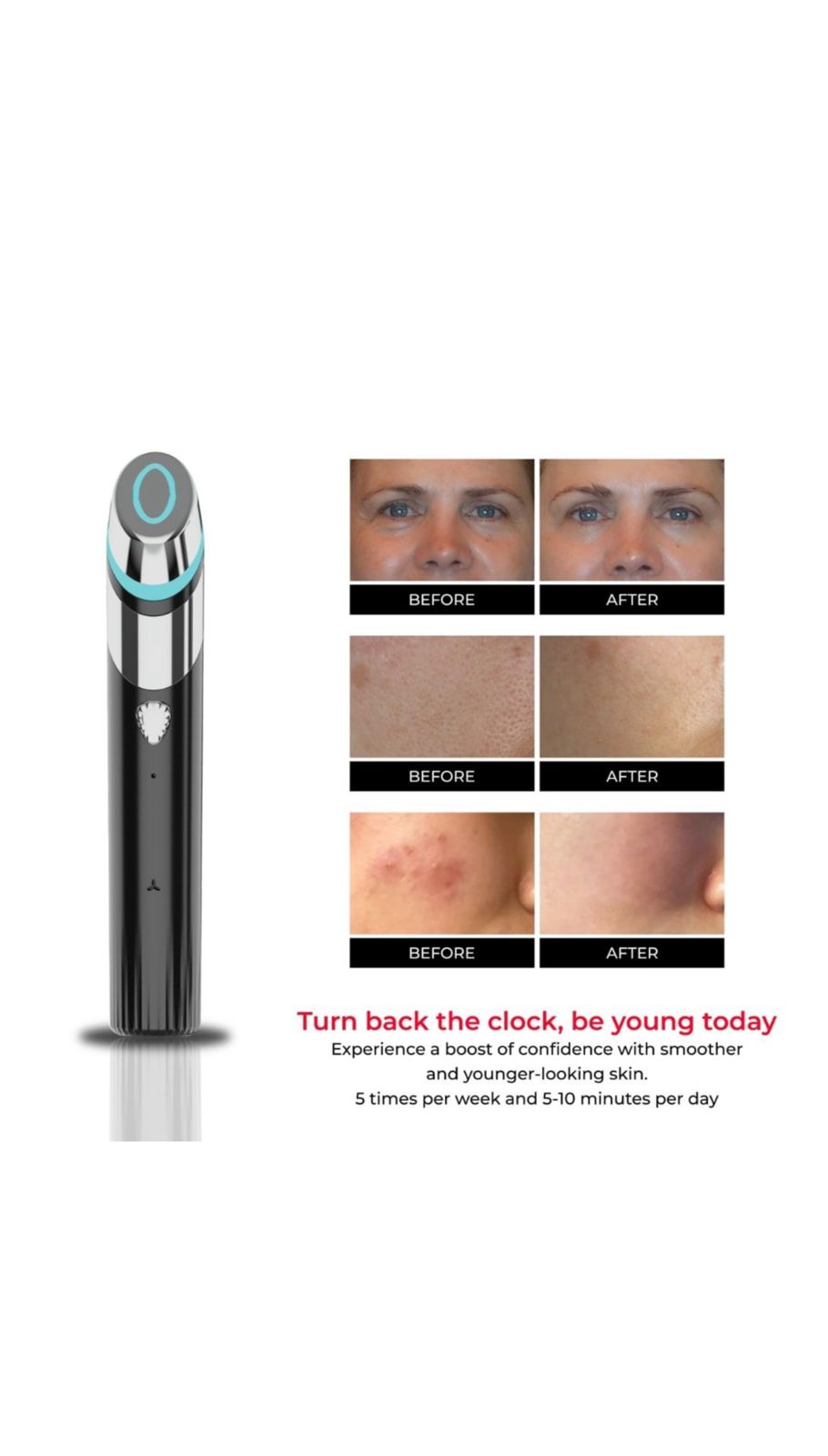 6-In-1 Age-R Booster Pro Facial Skin Care Beauty Device